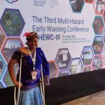 CUAPWD's Boarch Chairperson during the GPDRR 2022 in Bali