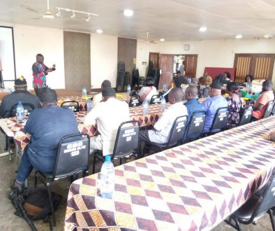 OPD Leaders seated and listening to the presentations at Nkwen Baptist conference hall